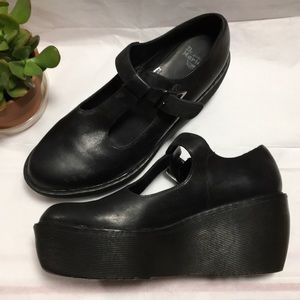 Dr Martens Docs Karina T Bar Platform Shoe